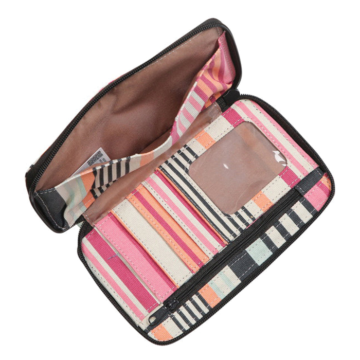 Kavu 9104-2273 Go Time Wallet Case, Women's, 1-Main Compartment, Zipper, Midsummer Stripe - 4
