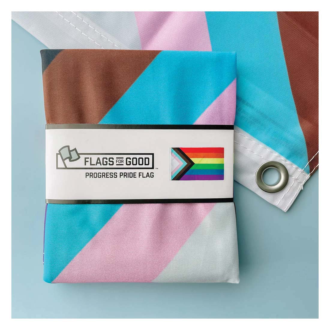 Flags For Good PROGRESS Progress Pride Flag, Polyester, 3 ft L, 5 ft W - 4