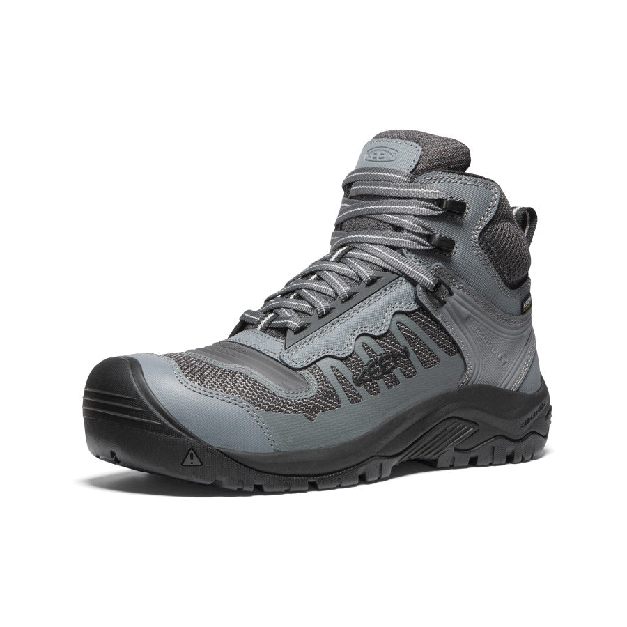 Keen Reno Series 1027103Sz 12 Waterproof Boots, 12, Black/Magnet, Leather, Lace-Up - 3