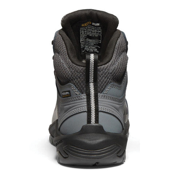 Keen Reno Series 1027103Sz 12 Waterproof Boots, 12, Black/Magnet, Leather, Lace-Up - 5