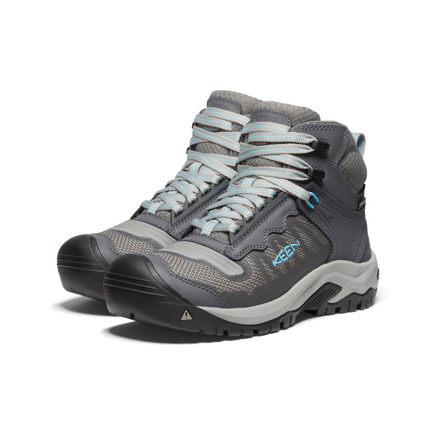 Keen Reno Series 1027460Sz 8.5 Work Boots, 8.5, Black/Magnet, Leather, Lace-Up - 1