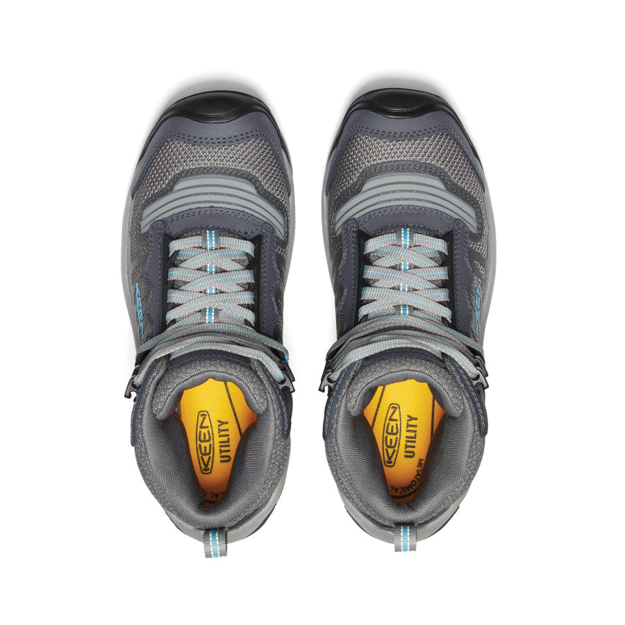 Keen Reno Series 1027460Sz 8.5 Work Boots, 8.5, Black/Magnet, Leather, Lace-Up - 3