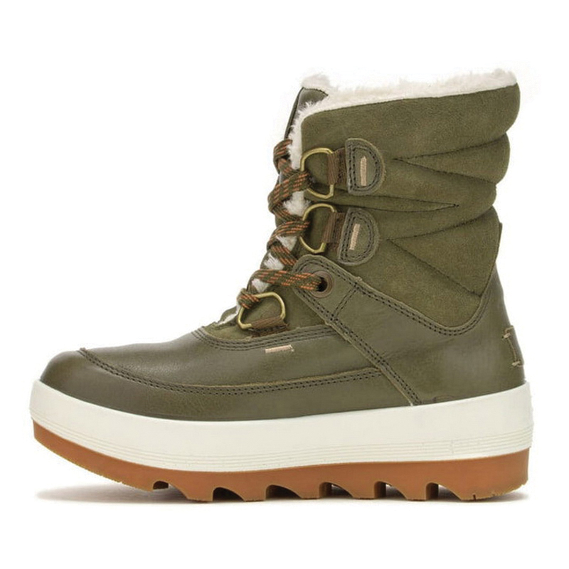 Kamik CELESTE M Series WK2428-DOL-9 Winter Boots, 9, Dark Olive, Leather/Suede, Lace-Up, Yes, -20 deg C - 5