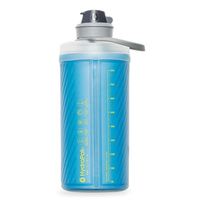 HydraPak Flux Series GF420T Reusable Bottle, 1 L, POM/TPU, Tahoe, Twist Lid - 3