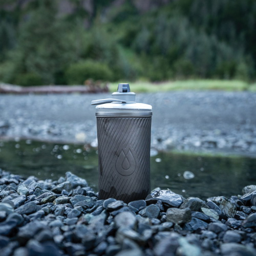 HydraPak Flux Series GF425M Reusable Bottle, 1.5 L, POM/TPU, Mammoth, Twist Lid - 5