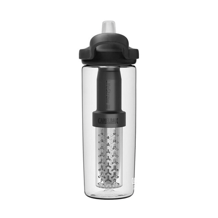 Camelbak Eddy + filtered by LifeStraw Series 2553101060 Water Bottle, 20 oz, Tritan, Clear - 2