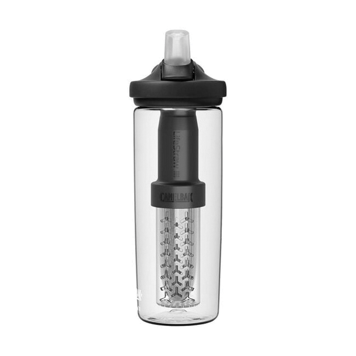 Camelbak Eddy + filtered by LifeStraw Series 2553101060 Water Bottle, 20 oz, Tritan, Clear - 4