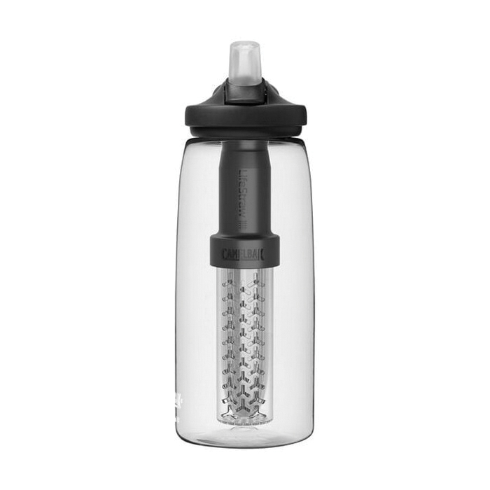 Camelbak Eddy + filtered by LifeStraw Series 2550101001 Water Bottle, 32 oz, Tritan, Clear - 4