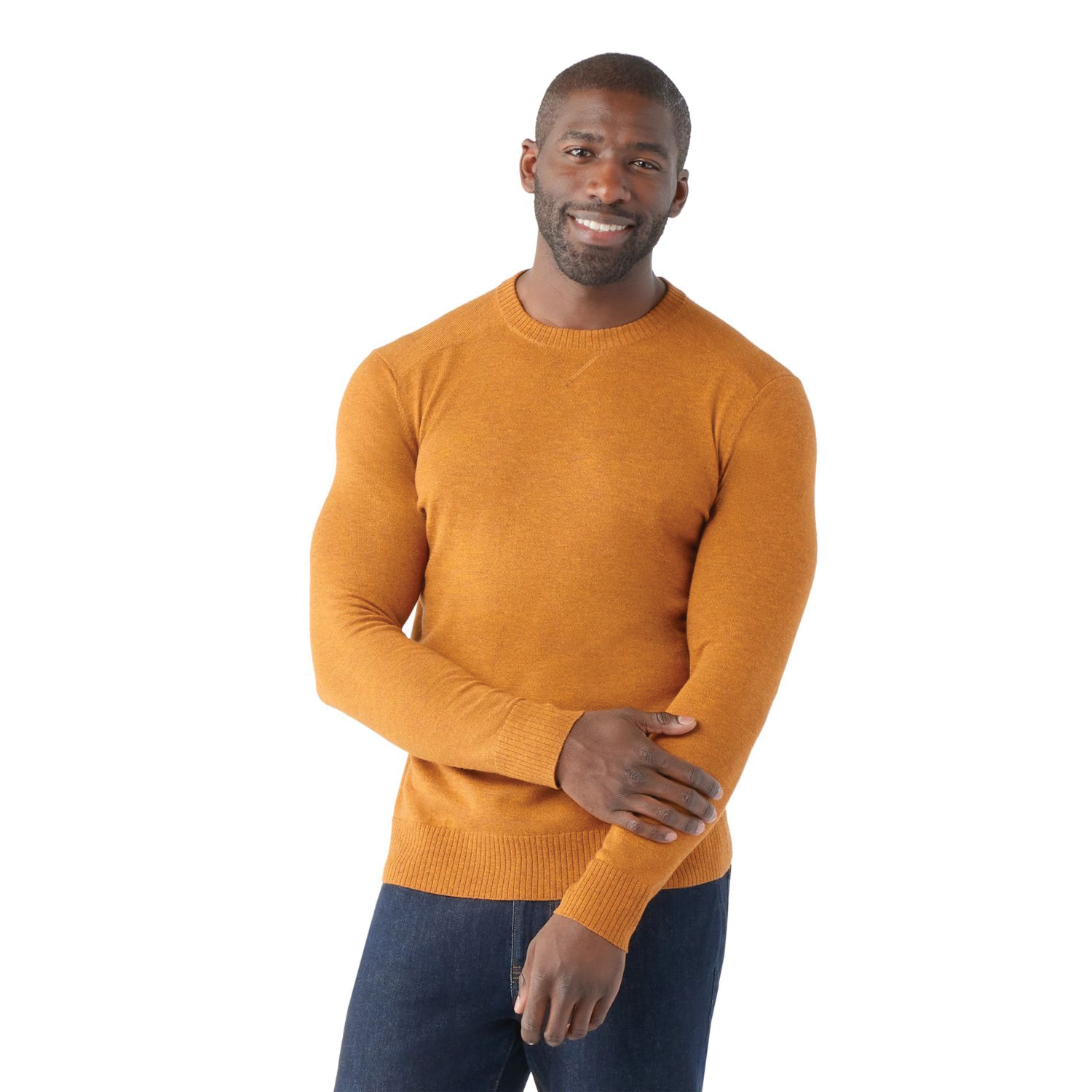 Smartwool 016426M8010XL Sparwood Sweater, XL, 45 to 48 in Chest, Crew Neck, Merino Wool/Nylon/Polyester, Fox Brown Marl - 2