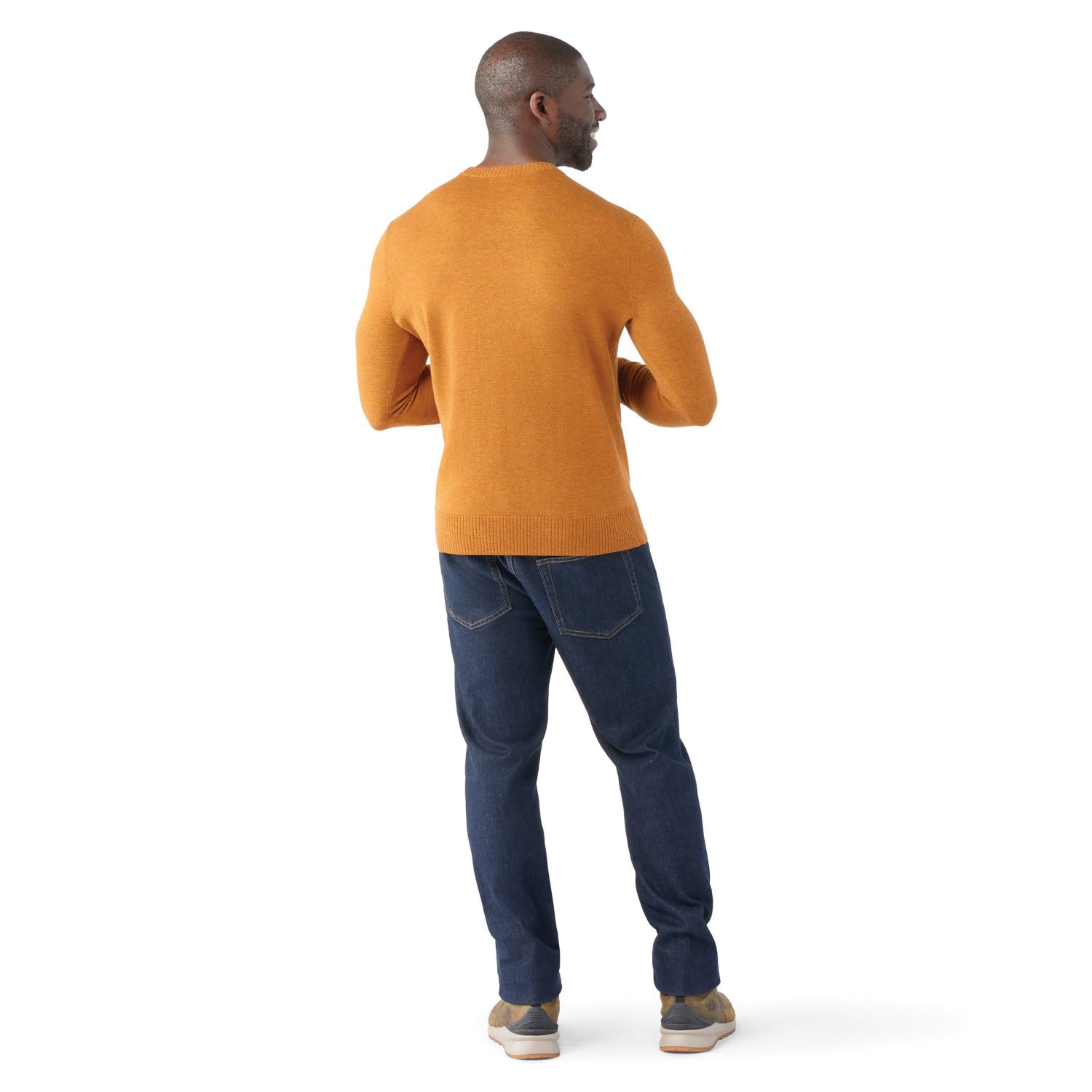 Smartwool 016426M8010XL Sparwood Sweater, XL, 45 to 48 in Chest, Crew Neck, Merino Wool/Nylon/Polyester, Fox Brown Marl - 3