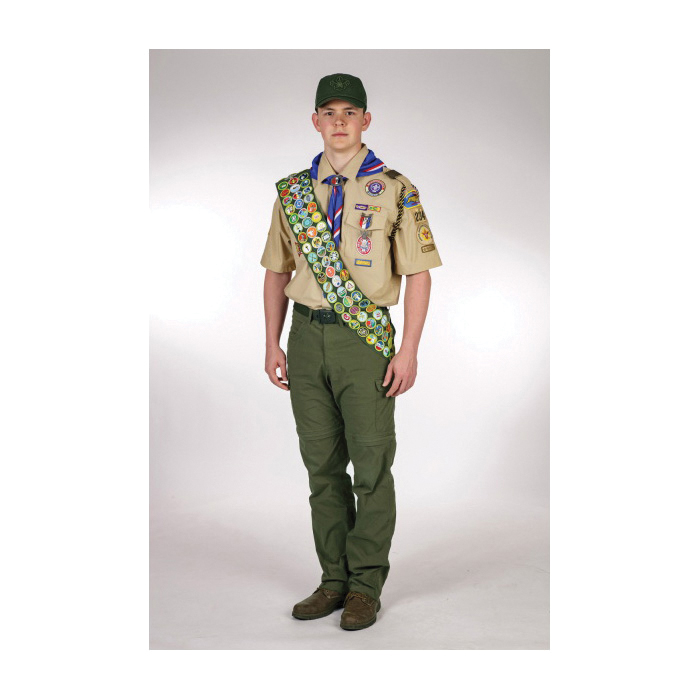 Boy Scouts Of America 653862 Scouts BSA Uniform Pants, Boy's, 10, Cotton/Nylon/Spandex, Olive - 5