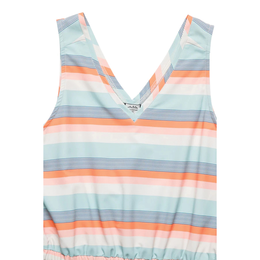 Kavu Ensenada Series 6095-2236-2 Dress, M, Polyester/Spandex, Cool Stripe, Adventure, Dinner, Trail, V-Neck - 3