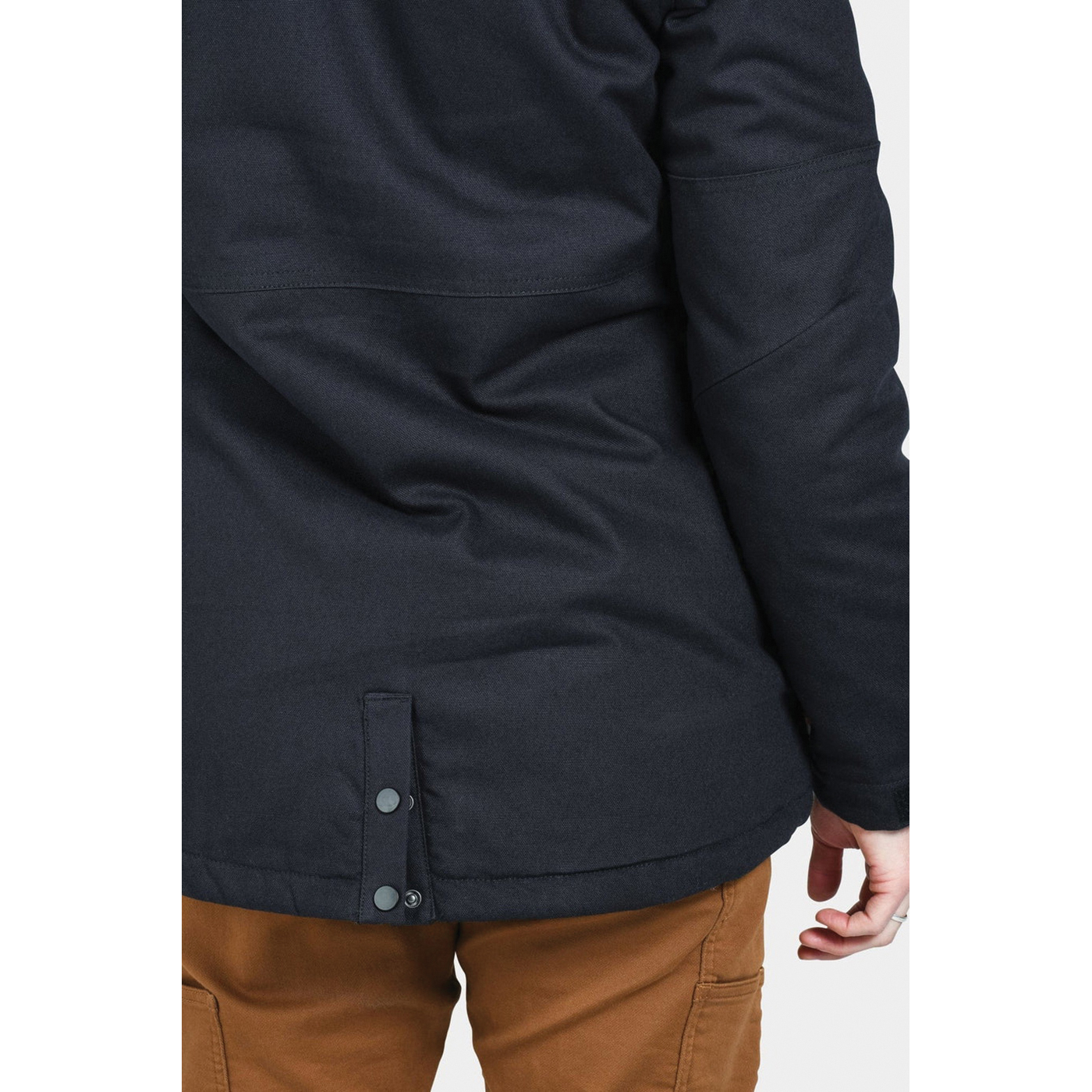 Dovetail Workwear Kent X Chore Series DWF23OW8-001-M Coat, M, Canvas/Cotton/Polyester, Black, Zipper - 4