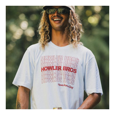Howler Bros 30605 T-Shirt, S, Cotton, Takeout White, Regular Fit - 2