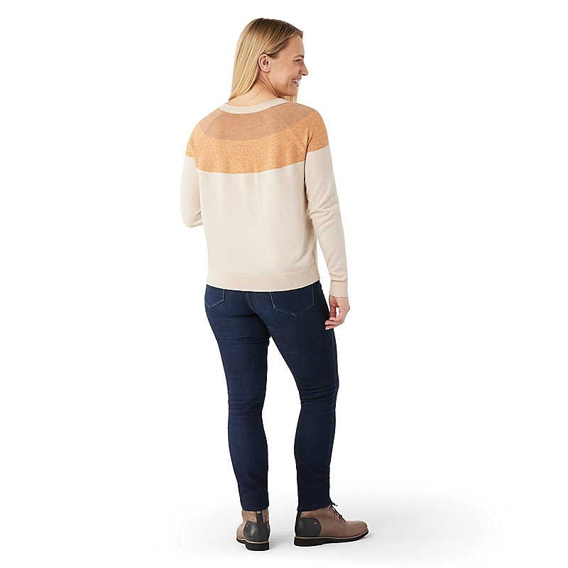 Smartwool SW016649-Beige-S Sweater, S, 34 to 35 in Chest, Crew Neck, Merino Wool/Nylon/Polyester, Beige - 2