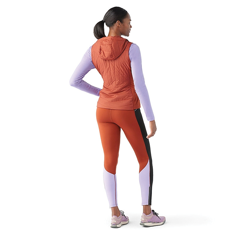 Smartwool SW017118-Brown-XS Smartloft Vest, XS, Elastane/Merino Wool/Nylon/Polyester, Pecan Brown, Zipper - 3