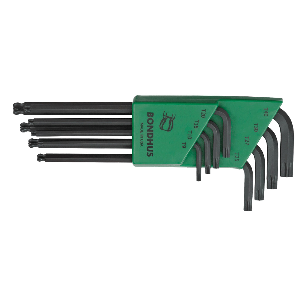 Bondhus BallStar Series 11708 L-Wrench, SAE, T8 Tip, Steel - 2