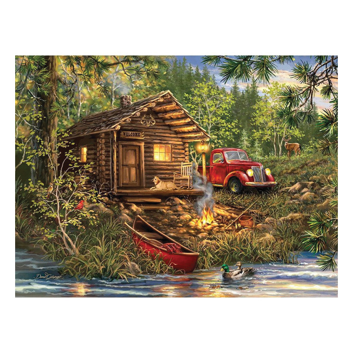 Allied 33-01601 Cozy Cabin Life Puzzle - 2