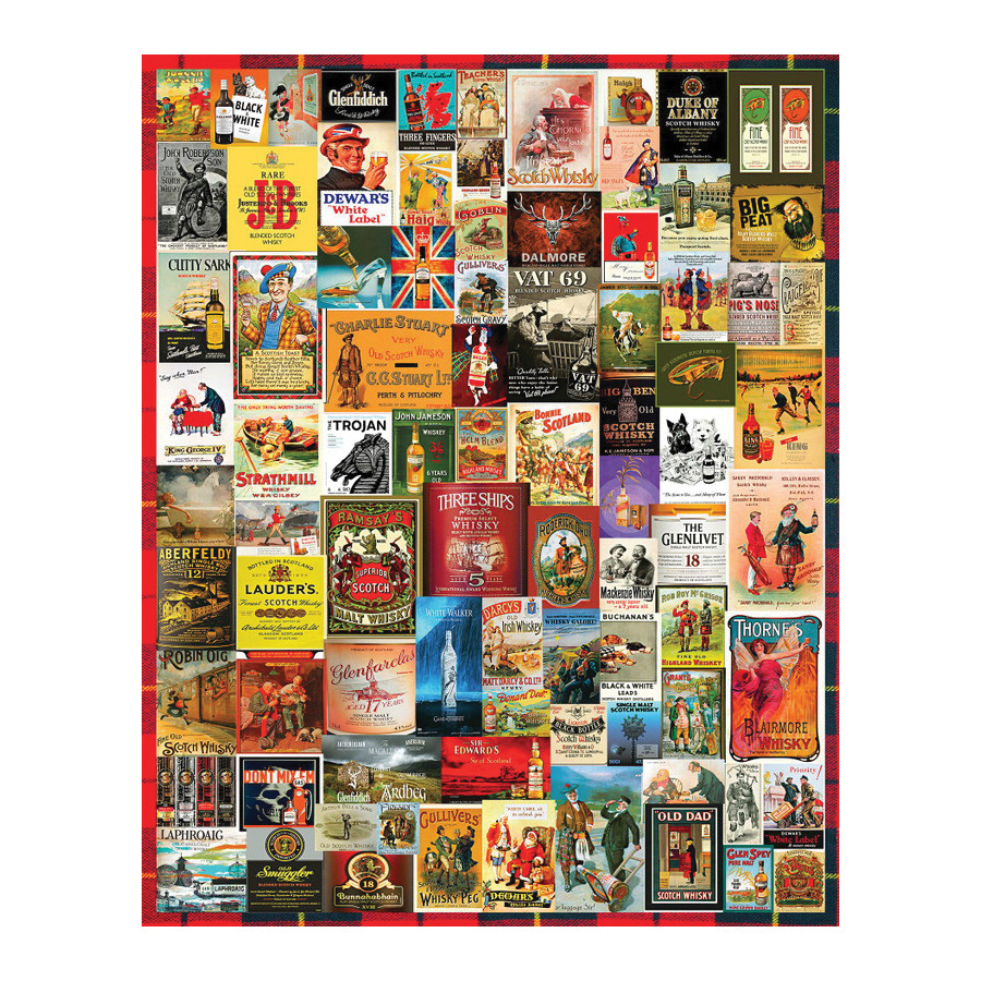 Allied 33-11102 Whiskey and Scotch Jigsaw Puzzle - 2