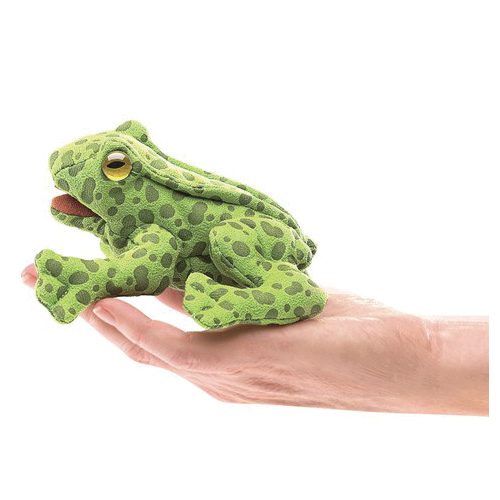 Folkmanis 2761 Finger Puppet, Mini Frog - 2