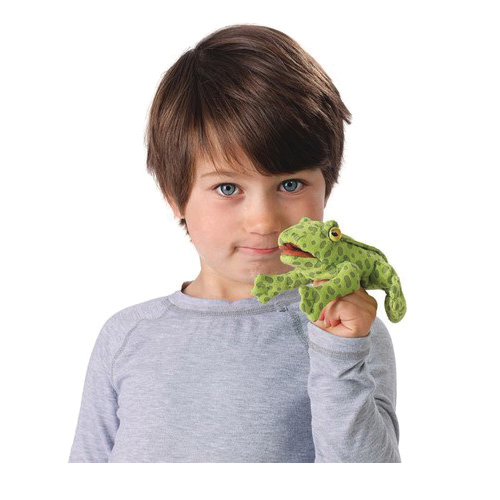 Folkmanis 2761 Finger Puppet, Mini Frog - 3
