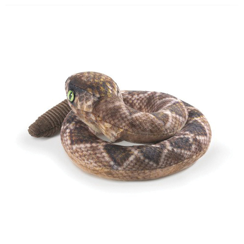 Folkmanis 2789 Finger Puppet, Mini Rattlesnake - 2