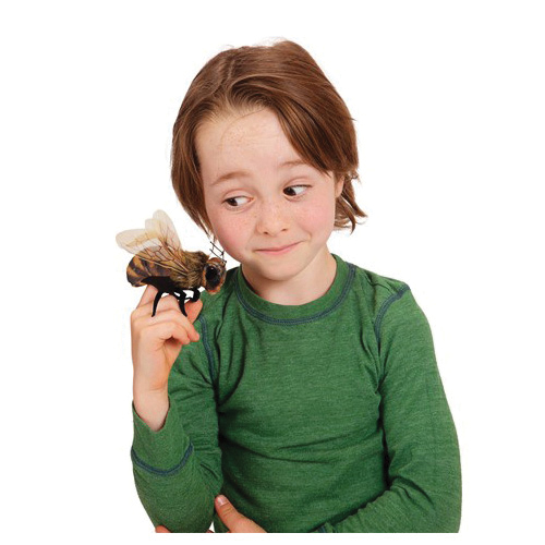 Folkmanis 2790 Finger Puppet, Mini Bee - 4