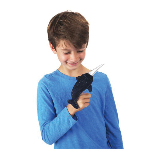 Folkmanis 2796 Finger Puppet, Mini Narwhal - 4