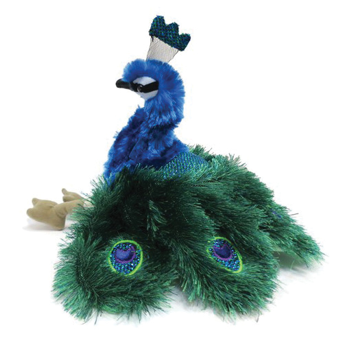 Folkmanis 2834 Hand Puppet, S, Peacock - 2