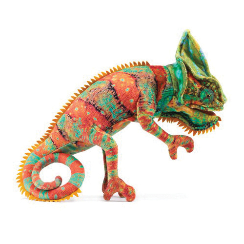 Folkmanis 3153 Finger Puppet, S, Chameleon - 2