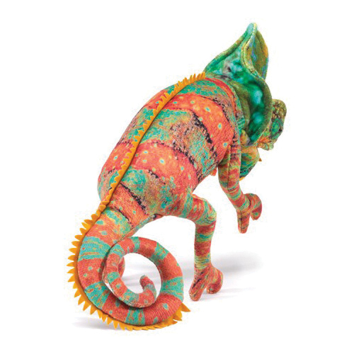 Folkmanis 3153 Finger Puppet, S, Chameleon - 3