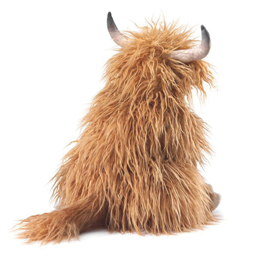 Folkmanis 3167 Hand Puppet, Highland Cow - 3
