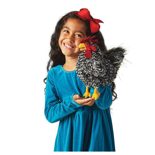 Folkmanis 3189 Hand Puppet, Barred Rock Rooster - 4