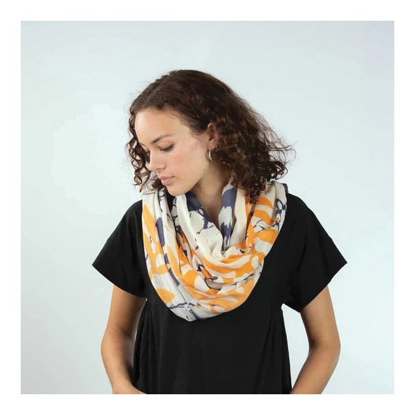pistil 0102-01026 Cacao Scarf, Women's, One-Size, Cotton, Ivory - 2