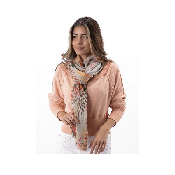 pistil 0331-06000 Winema Scarf, Women's, One-Size, Cotton/Modal Fabric, Brown - 2