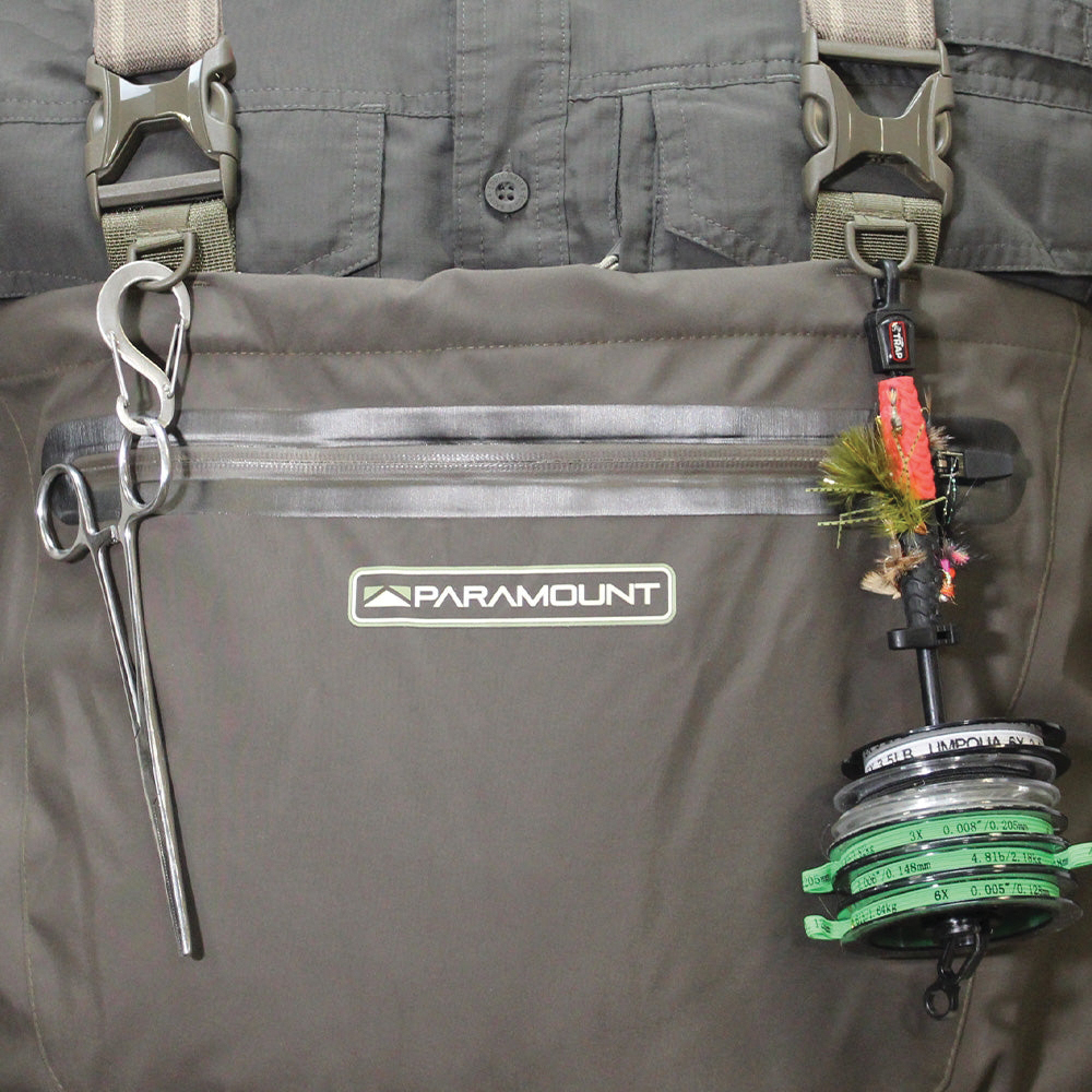 Paramount Outdoors Stonefly Series MWDW010-ELK-001-MD Chest Fishing Wader, M, Elk, Neoprene/Nylon, Buckle - 3