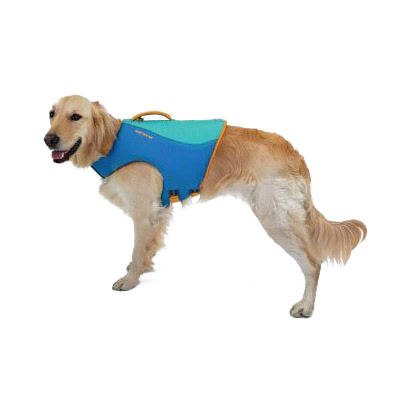 Ruffwear Float Coat 45103-407L Dog Life Jacket, L, 32 to 36 in Chest/Girth, 800D Polyester, Blue Dusk - 2