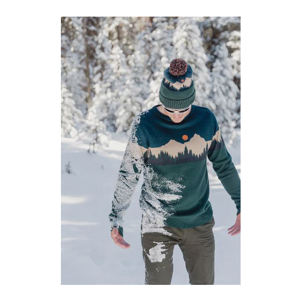 Kavu Highline Series 5134-2348-4 Sweater, XL, 45 to 47 in Chest, Jacquard Knit, Crew, Acrylic/Nylon/Polyester/Wool - 3