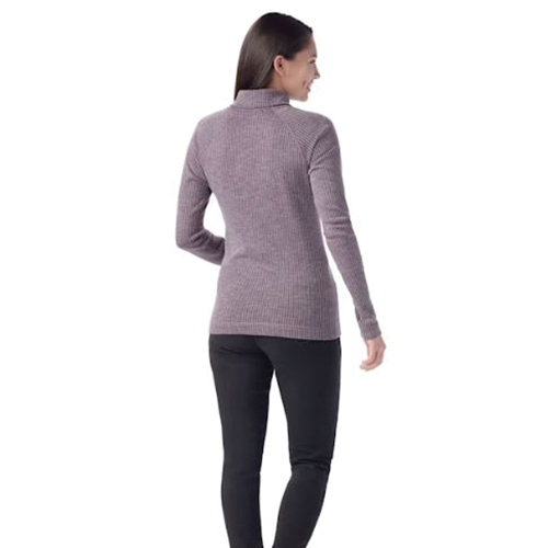 Smartwool SW016690-010L Sweater, L, 39 to 40 in Chest, Turtle Neck, Merino Wool, Black - 2