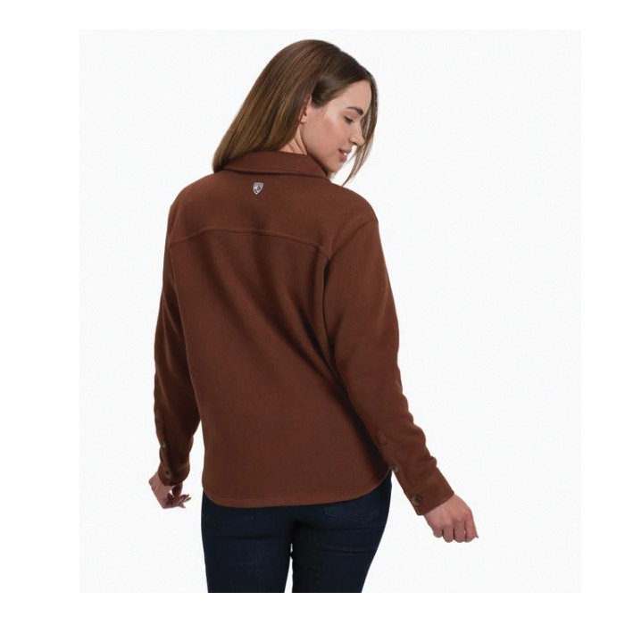 Kuhl Highland Series 4461-MOC-M Shirt Jacket, M, Acrylic/Polyester, Mocha, Button - 2