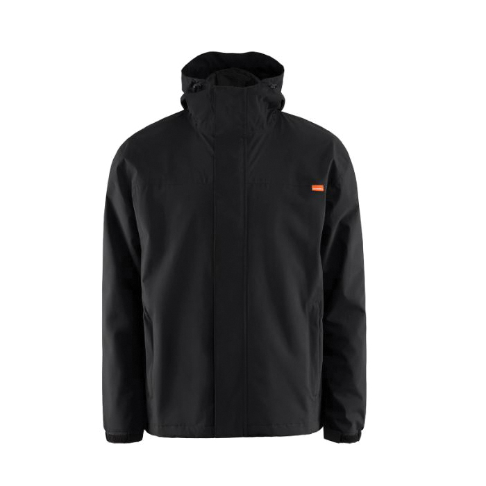 Grundens Cutter Series 10207-001-0015 Rain Jacket, L, Polyester, Black, Zipper - 2