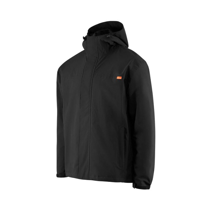Grundens Cutter Series 10207-001-0015 Rain Jacket, L, Polyester, Black, Zipper - 3