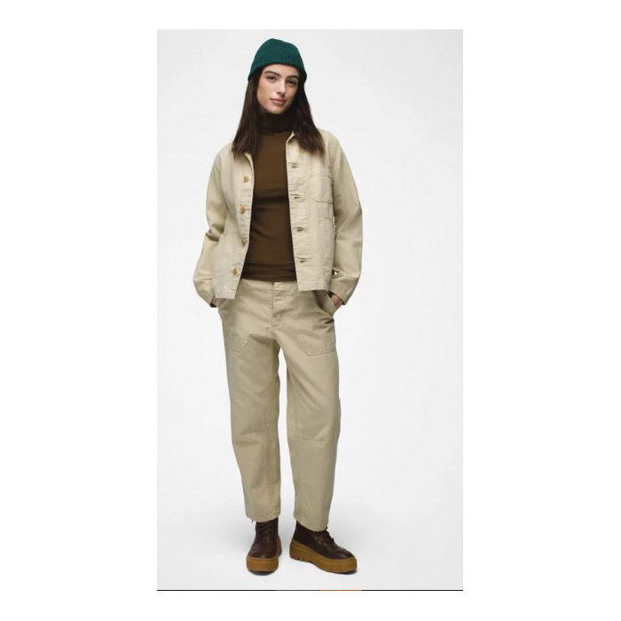 prAna Melrose Series 2065801-250-XS Jacket, XS, Cotton, Sandstone, Button, Standard - 5
