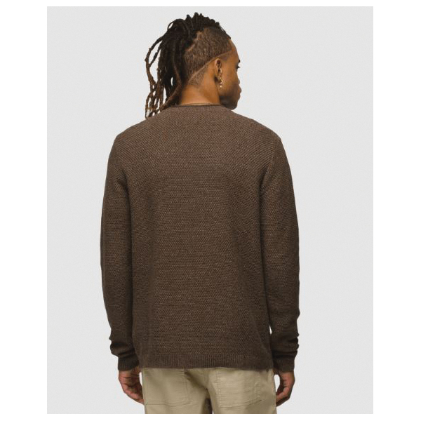 prAna Forest Hill Series 2066091-200-L Sweater, L, 41 to 43 in Chest, Mock Neck, Bronze/Cotton, Sepia - 3