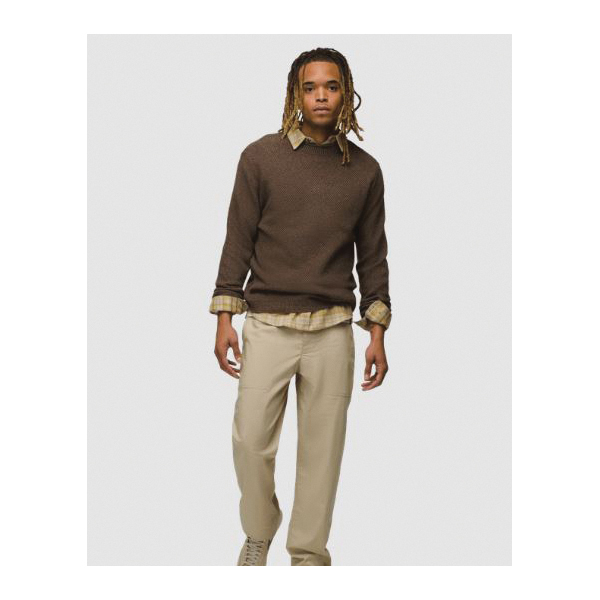 prAna Forest Hill Series 2066091-200-L Sweater, L, 41 to 43 in Chest, Mock Neck, Bronze/Cotton, Sepia - 4