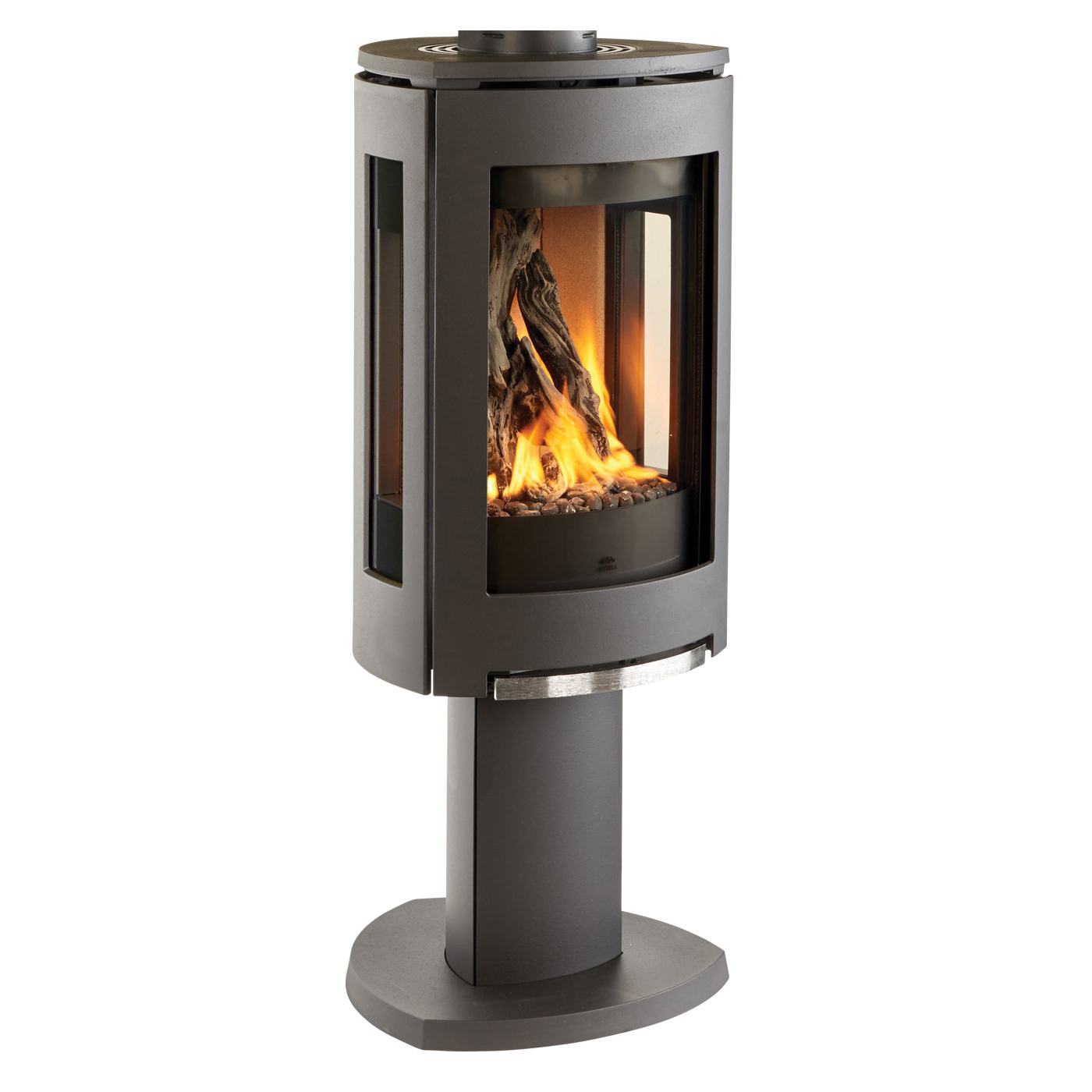 Jotul 351674 Gas Stove, 18-1/4 in W, 45-1/2 in H, 1300 sq-ft Heating, Linen - 2