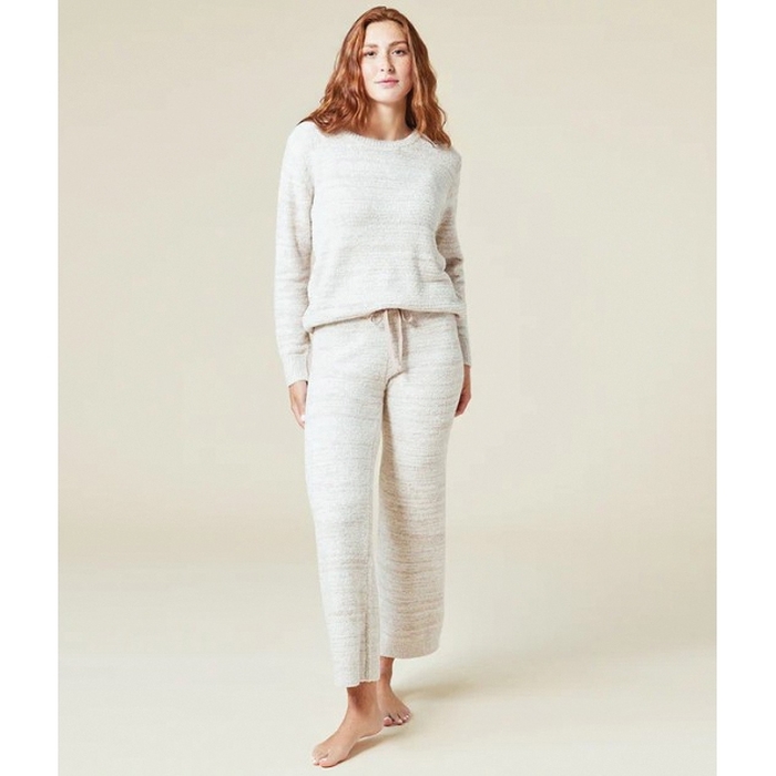 Softies 8900-8-Alm-XS Marshmallow Lounge Set, XS, Nylon/Polyester, Almond, Crew Neck, Long Sleeve - 2