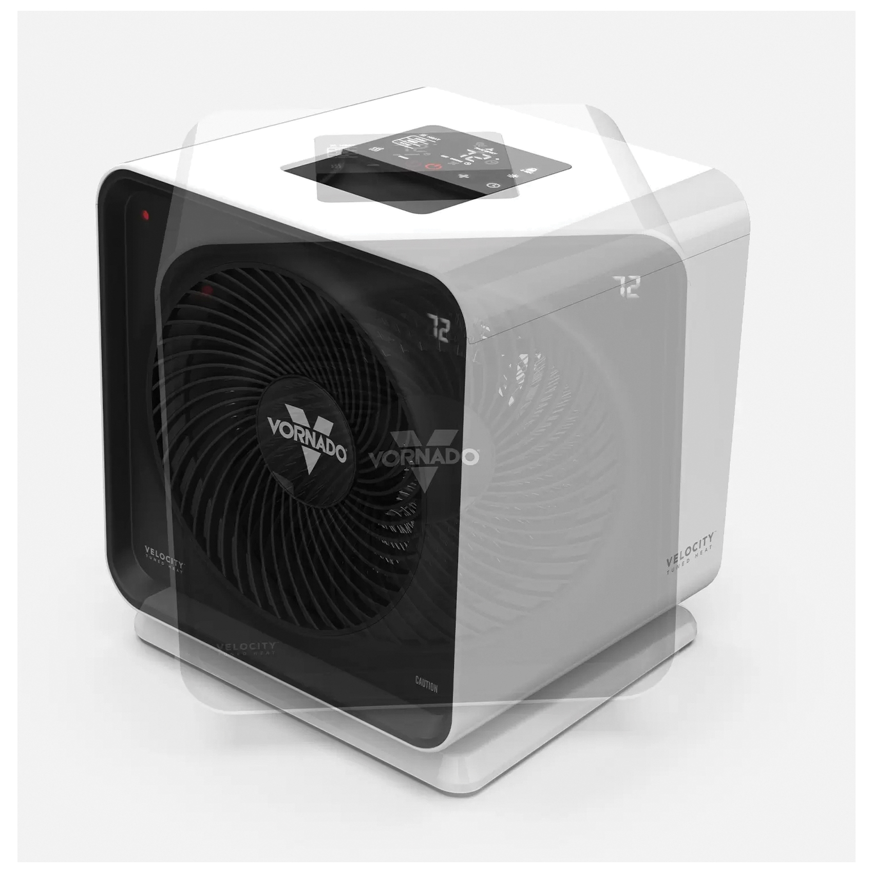 Vornado EH1-0212-43 Room Heater, 120 V, 5118 Btu/hr Heating, 3-Heating Stage, White - 4