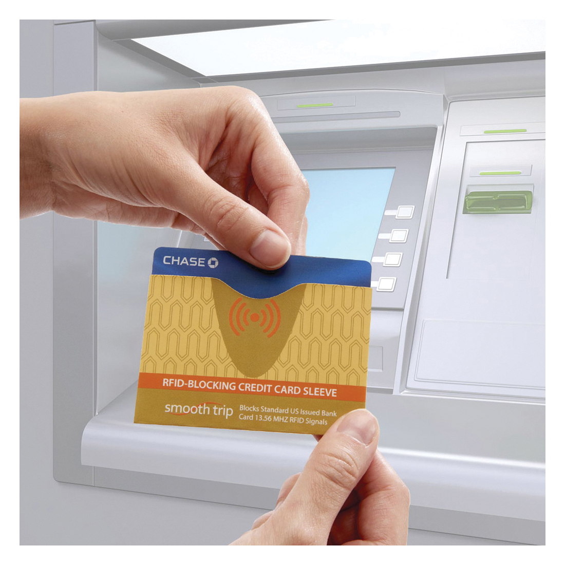 Smooth Trip ST-S5015-WHT RFID Blocking Credit Card Sleeves, White - 1