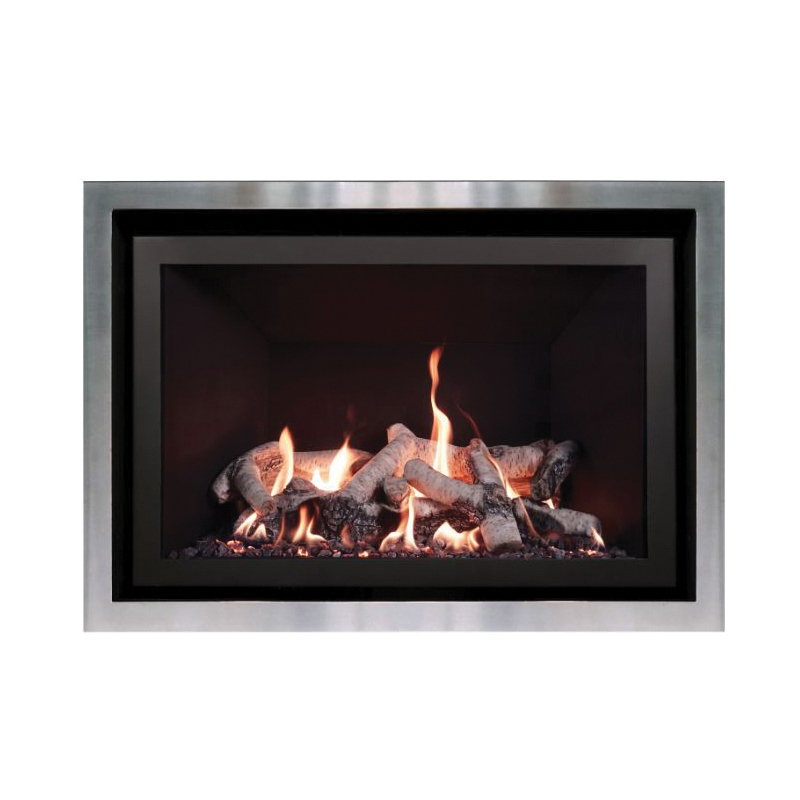 Archgard Pele 345 Series 345-DVTE31LN-1 Gas Fireplace, 37.904 in OAW, 17.81 in OAD, 44-1/8 in OAH, Natural Gas, Propane - 1